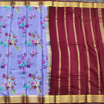 Mysore Crepe Pure Silk saree - CRP01