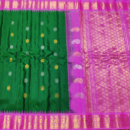 Gadwal pure handloom kuttu  silk saree - GPS41