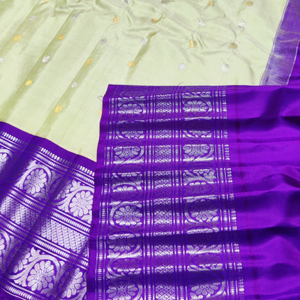 Gadwal pure handloom kuttu  silk saree - GPS43