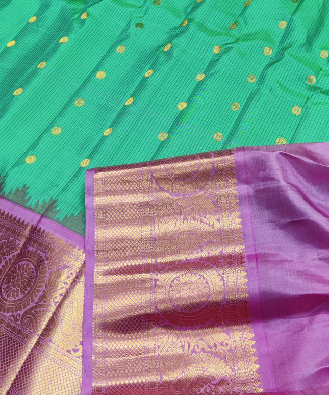 Gadwal pure handloom kuttu  silk saree - GPS48