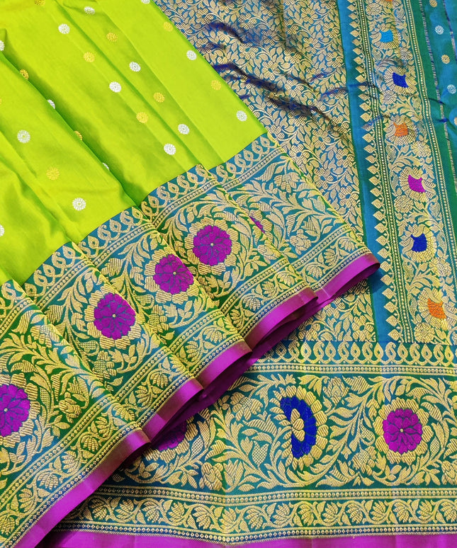 Gadwal Pure Paithani Saree - GPS67