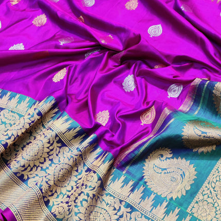 Gadwal Pure Paithani Saree - GPS68