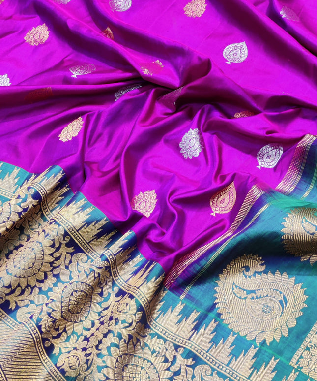 Gadwal Pure Paithani Saree - GPS68