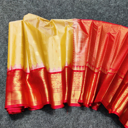 Gadwal Semi Silk Saree - GSM99