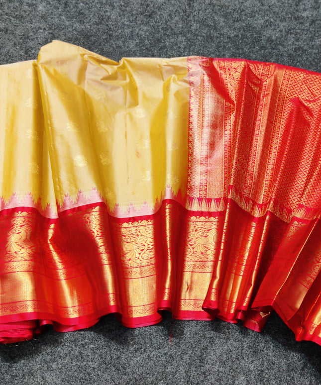 Gadwal Semi Silk Saree - GSM99