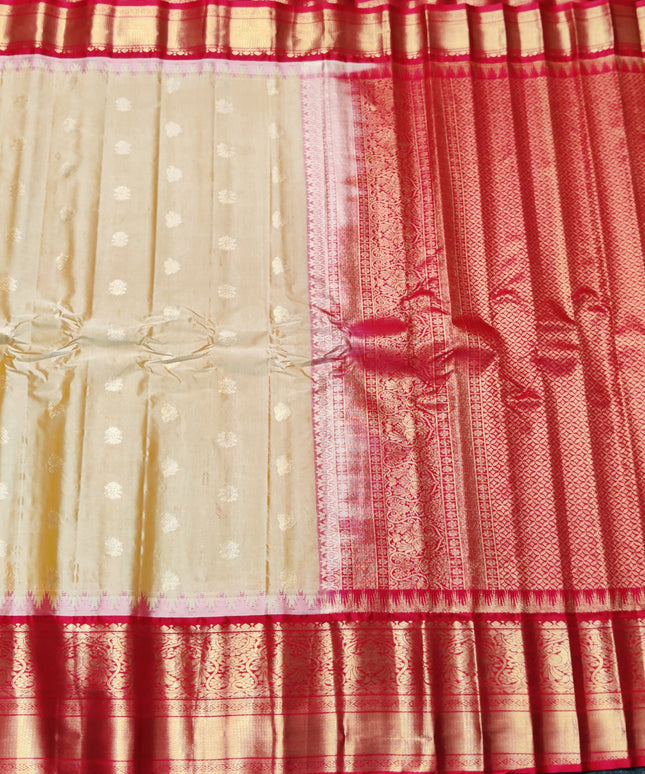 Gadwal Semi Silk Saree - GSM99