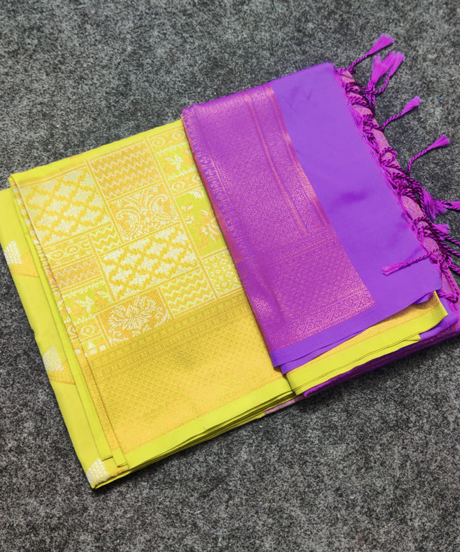 Designer Soft Silk Saree- HF47