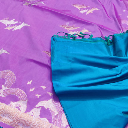 Designer Soft Silk Saree- HF50