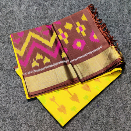 Ikkath Pure Pattu silk saree- IKT110