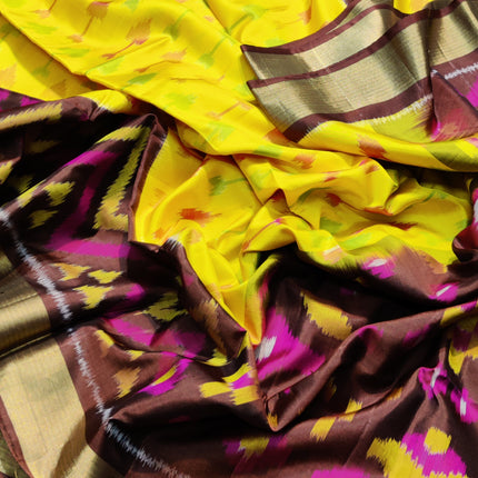 Ikkath Pure Pattu silk saree- IKT110