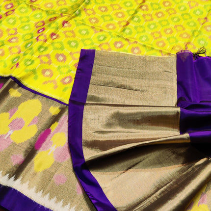 Ikkath Pure Pattu silk saree- IKT113