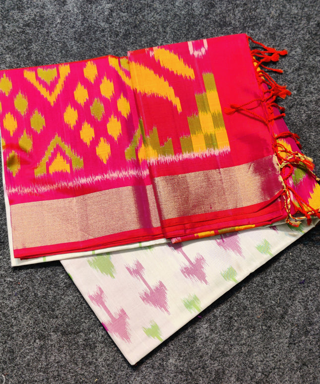 Ikkath Pure Pattu silk saree- IKT116