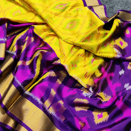 Ikkath Pure Pattu silk saree- IKT117