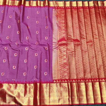 Gadwal Semi Silk Saree - GSM90