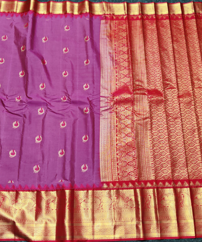 Gadwal Semi Silk Saree - GSM90