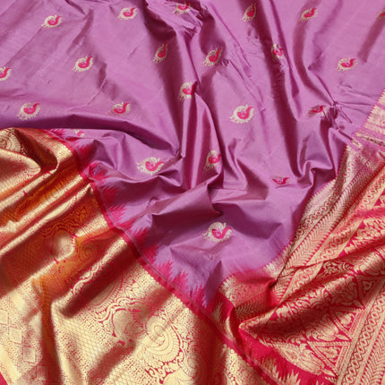 Gadwal Semi Silk Saree - GSM90