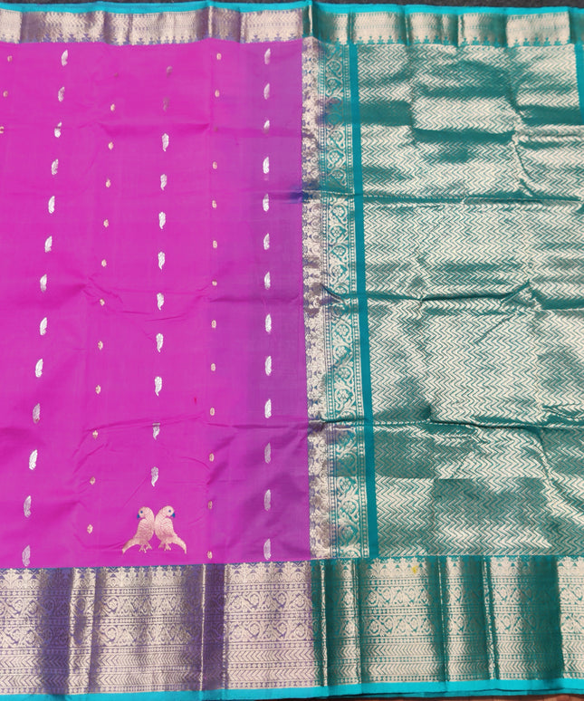 Mangalagiri Handloom Silk Saree - MGS79