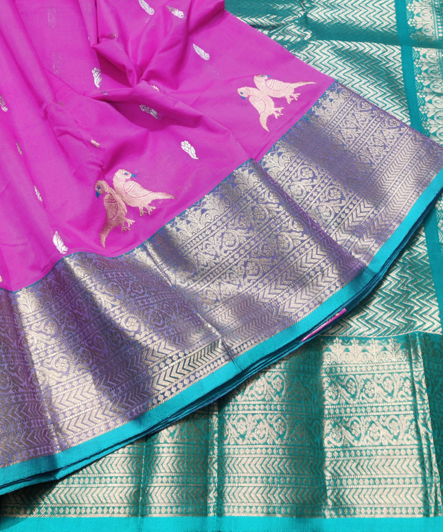 Mangalagiri Handloom Silk Saree - MGS79