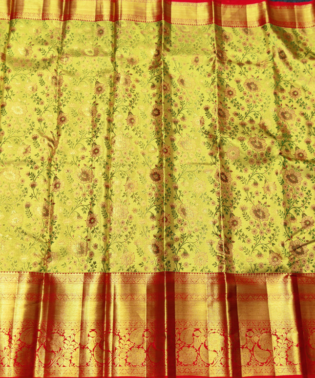 Kanchi Pattu Wedding Sarees @50% Off -KMP302