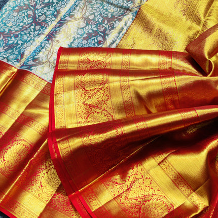 Kanchi Pattu Wedding Sarees @50% Off -KMP304