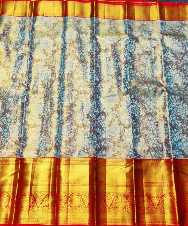 Kanchi Pattu Wedding Sarees @50% Off -KMP304