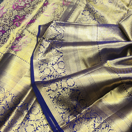 Kanchi Pattu Wedding Sarees @50% Off -KMP305