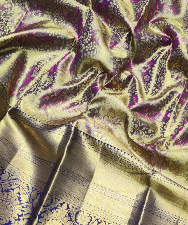 Kanchi Pattu Wedding Sarees @50% Off -KMP305