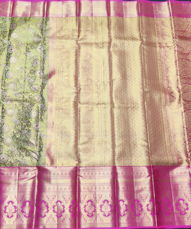 Kanchi Pattu Wedding Sarees @50% Off -KMP307