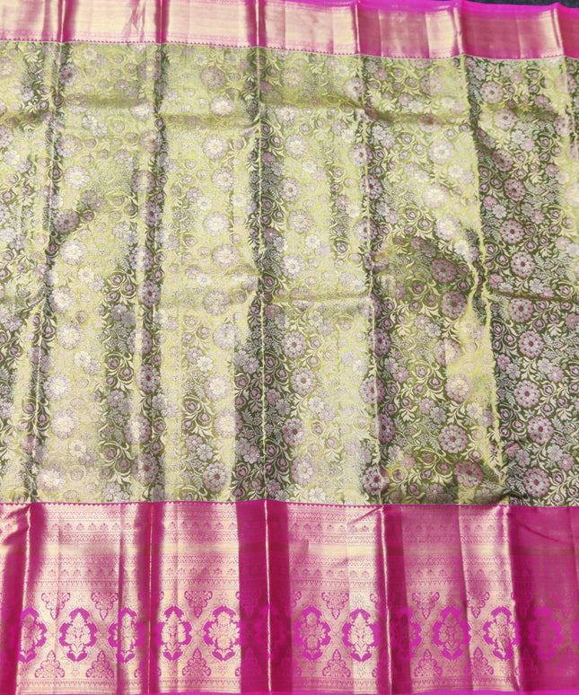 Kanchi Pattu Wedding Sarees @50% Off -KMP307