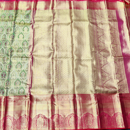 Kanchi Pattu Wedding Sarees @50% Off -KMP308