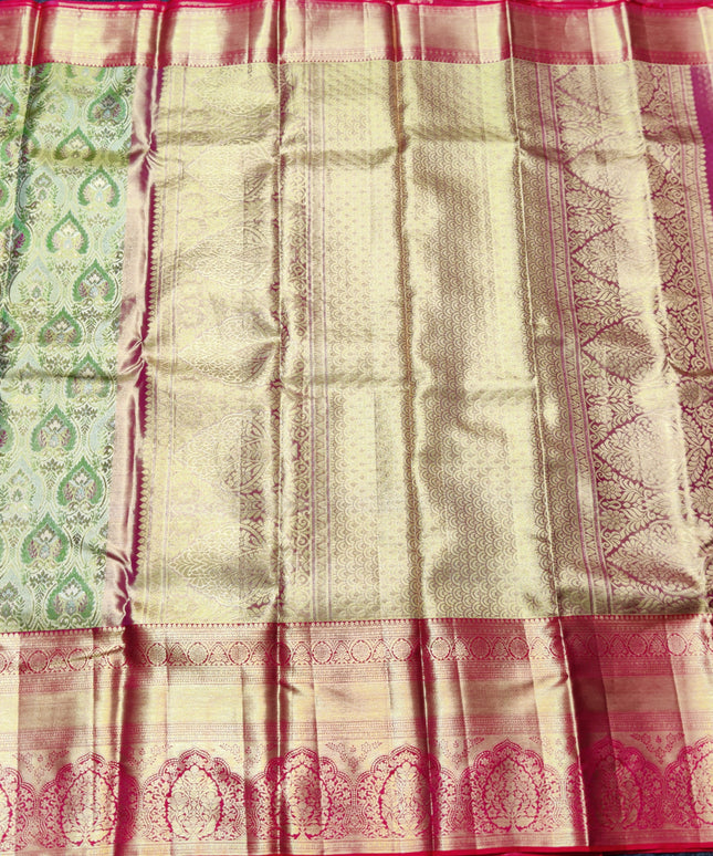 Kanchi Pattu Wedding Sarees @50% Off -KMP308