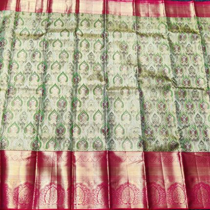 Kanchi Pattu Wedding Sarees @50% Off -KMP308