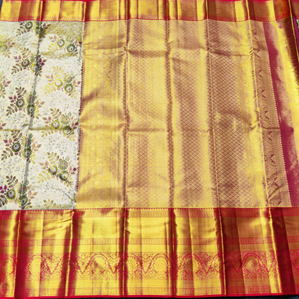 Kanchi Pattu Wedding Sarees @50% Off -KMP310