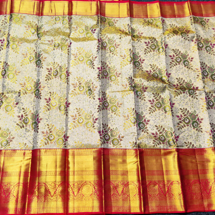 Kanchi Pattu Wedding Sarees @50% Off -KMP310