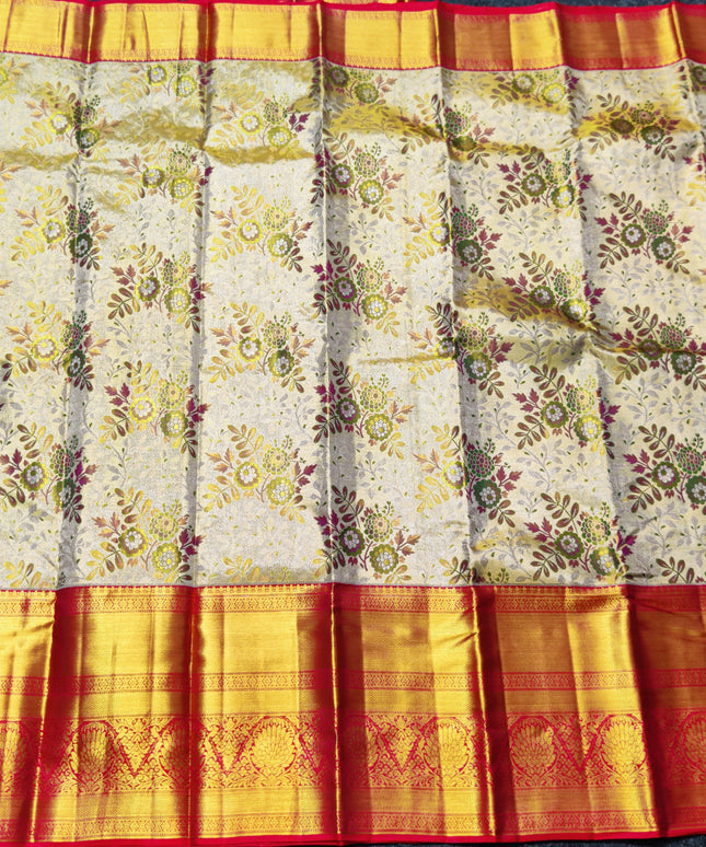 Kanchi Pattu Wedding Sarees @50% Off -KMP310