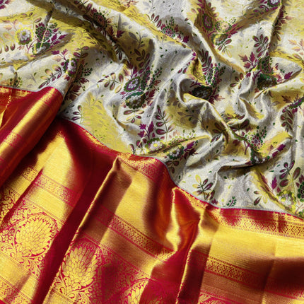 Kanchi Pattu Wedding Sarees @50% Off -KMP310