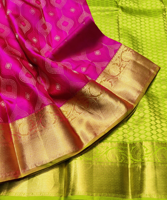 Kanchi Pattu Pure Resham Saree - KMP429