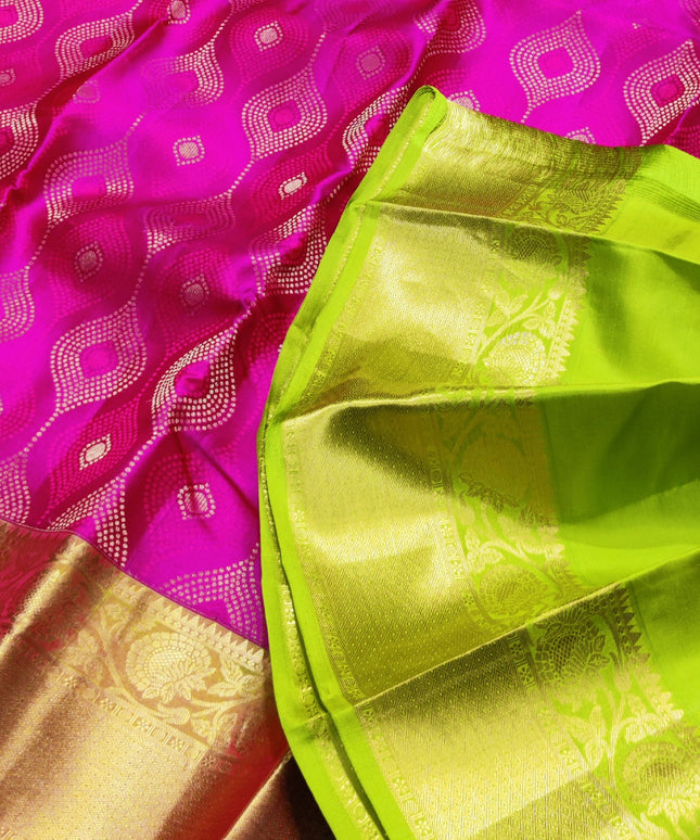 Kanchi Pattu Pure Resham Saree - KMP429