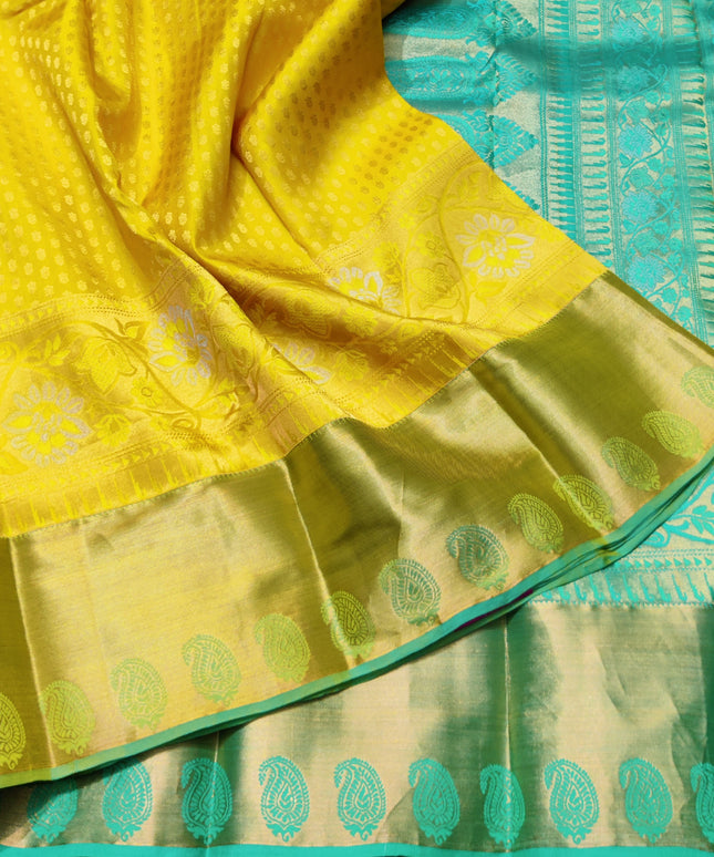 Kanchi Pattu Pure Resham Saree - KMP431