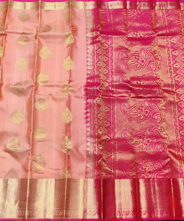 Kanchi Pattu Pure Resham Saree - KMP433