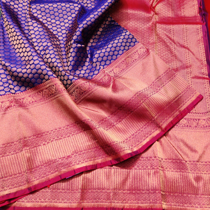 Kanchi Pattu Pure Resham Saree - KMP436