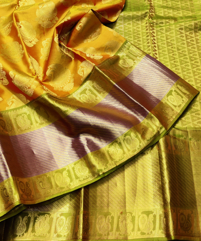 Kanchi Pattu Bridal Saree @50% Off -KMP503