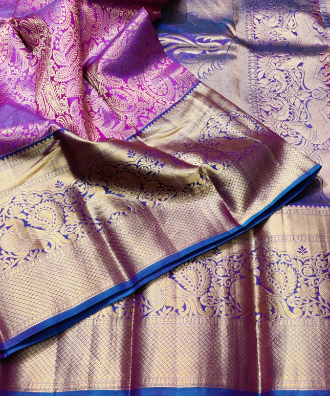 Kanchi Pattu Bridal Saree @50% Off -KMP506