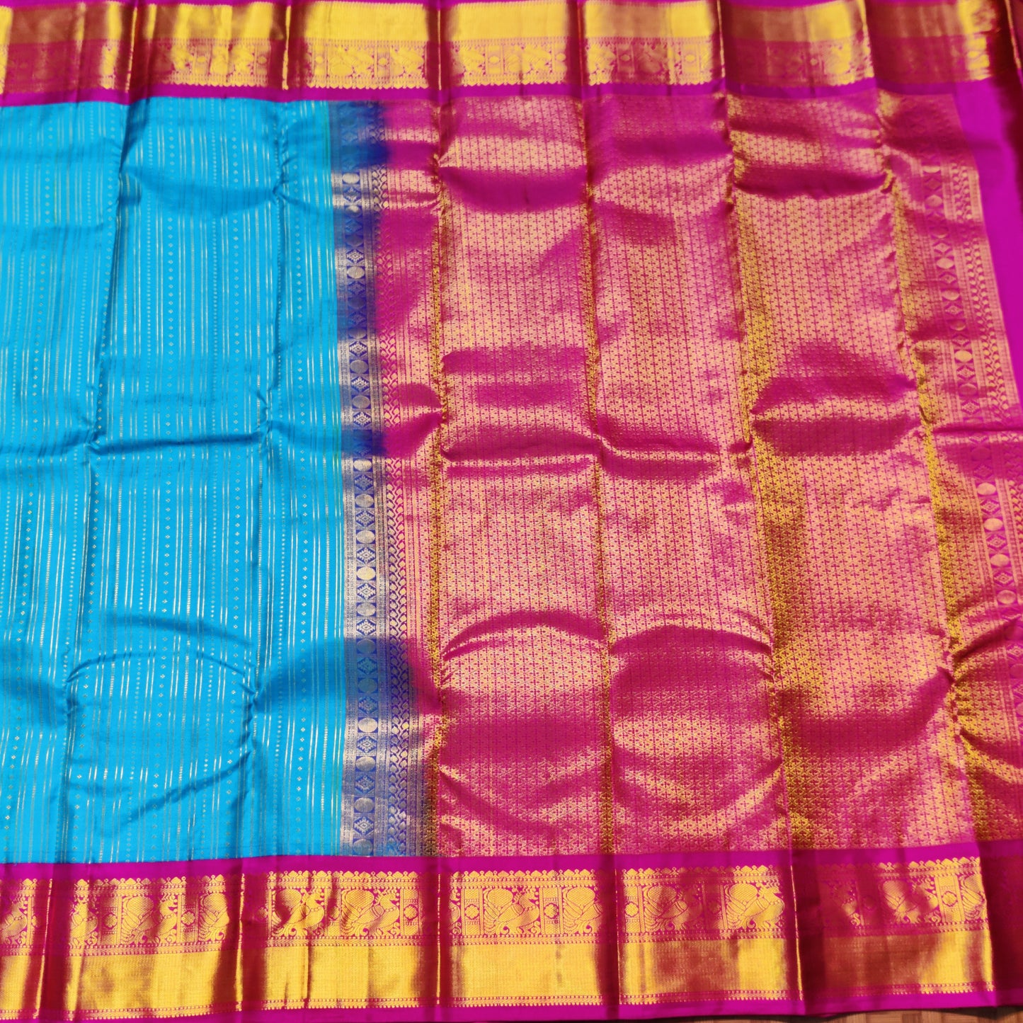 Kanchi Handloom Kuttu Pure Silk Saree - KMP947