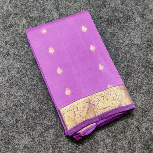 Kanchipattu small border saree - KMP746