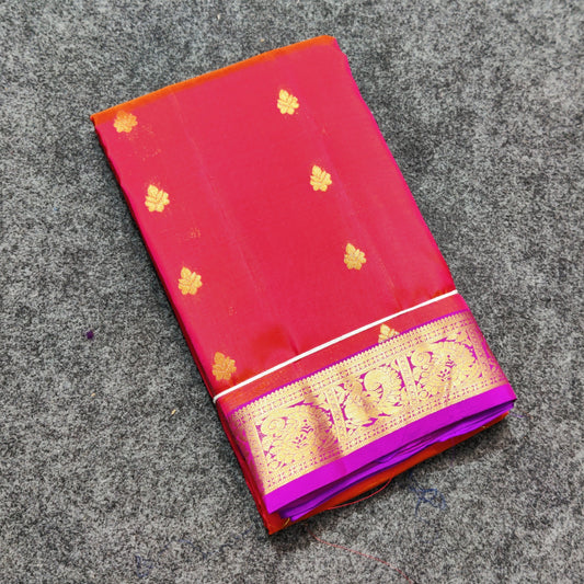 Kanchipattu small border saree - KMP739