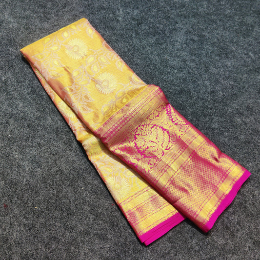 Kanchi Pattu Tissue Silk Saree - HF127