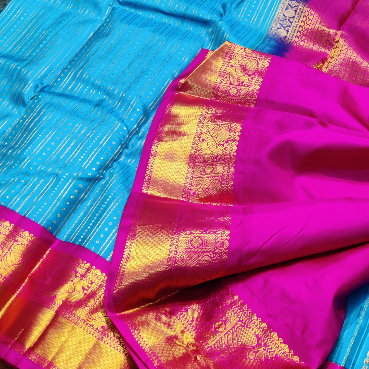 Kanchi Handloom Kuttu Pure Silk Saree - KMP947